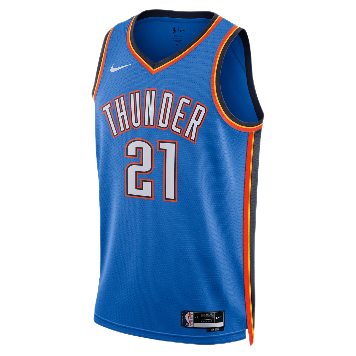Aaron Wiggins #21 Oklahoma City Thunder Blue Icon Jersey