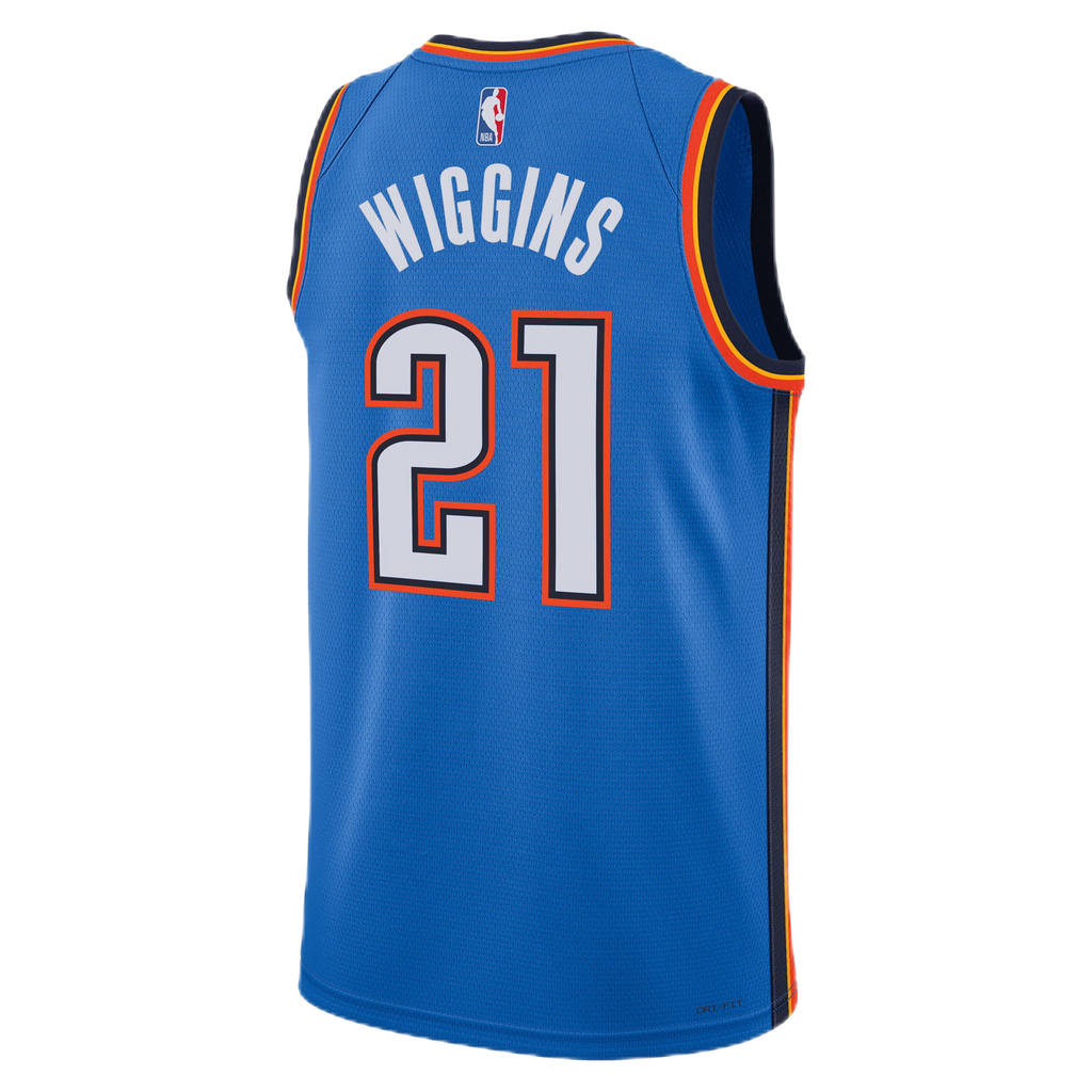 Aaron Wiggins #21 Oklahoma City Thunder Blue Icon Jersey