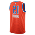 Aaron Wiggins #21 Oklahoma City Thunder Orange Statement Jersey