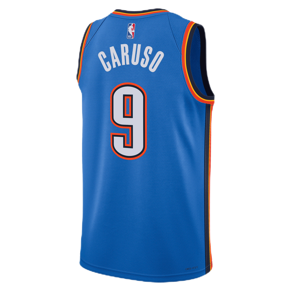 Alex Caruso #9 Oklahoma City Thunder Blue Icon Jersey
