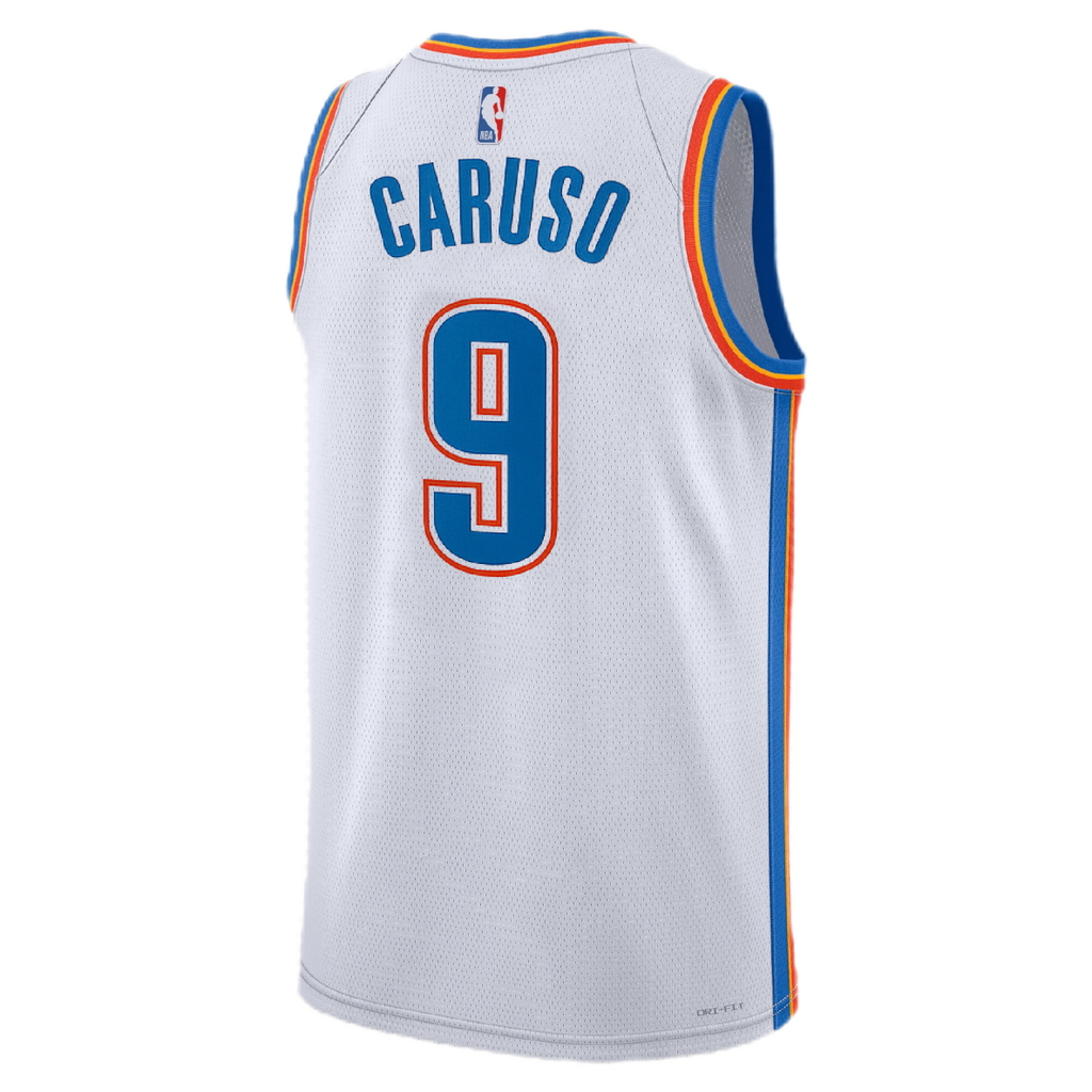 Alex Caruso #9 Oklahoma City Thunder White Association Jersey