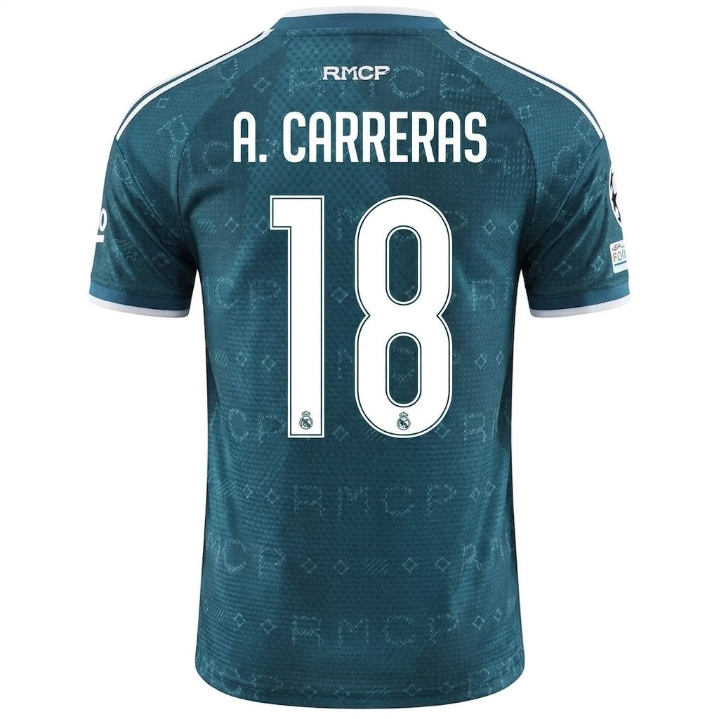 Real Madrid 26/27 Away Jersey Álvaro Carreras #18