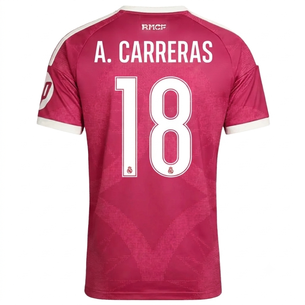 Real Madrid 26/27 Third Jersey Álvaro Carreras #18