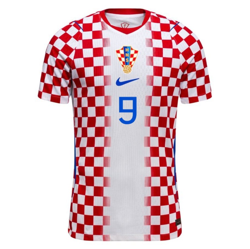 Croatia 2026 Home Jersey Andrej Kramarić #9