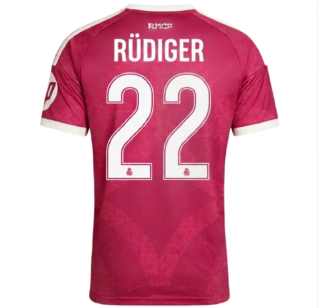 Real Madrid 26/27 Third Jersey Antonio Rüdiger #22