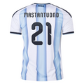 Argentina 2026 Home Jersey Franco Mastantuono #21