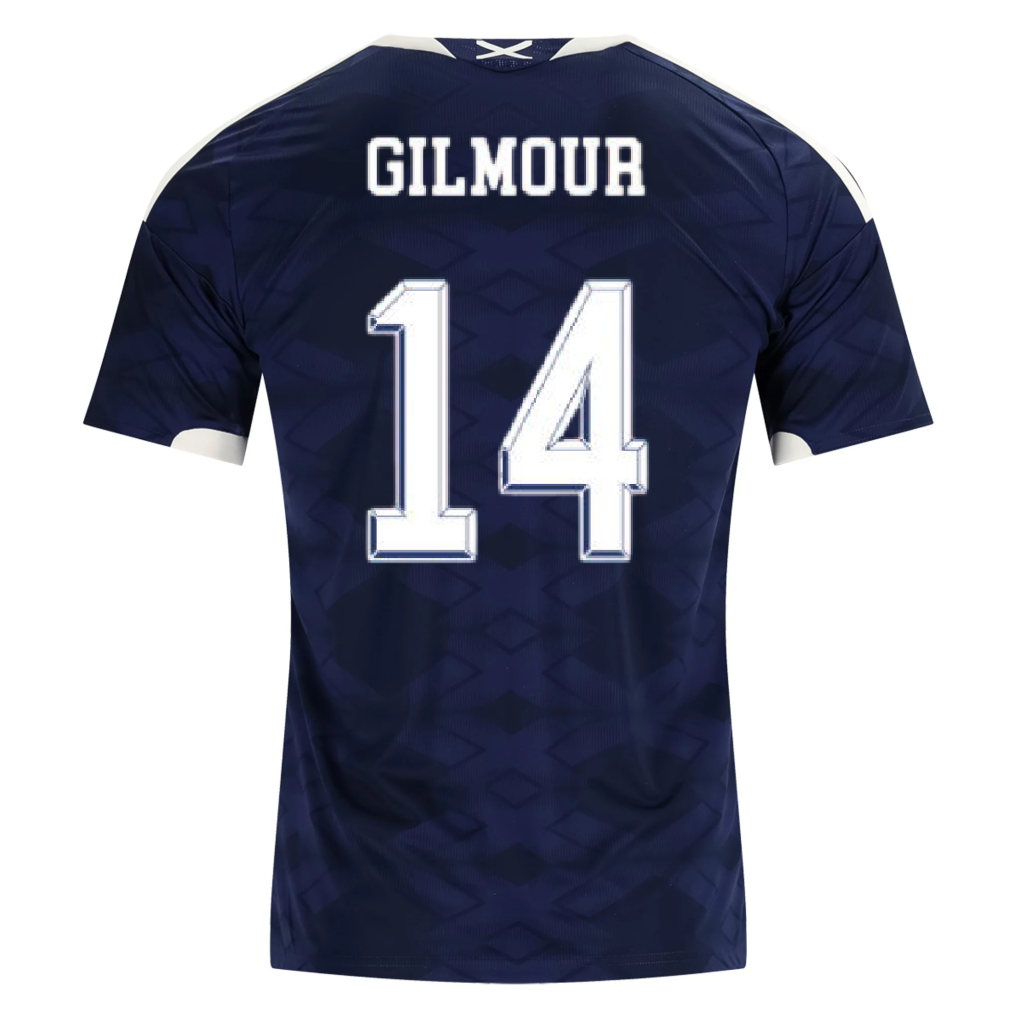 Scotland 2026 Home Jersey Billy Gilmour #14