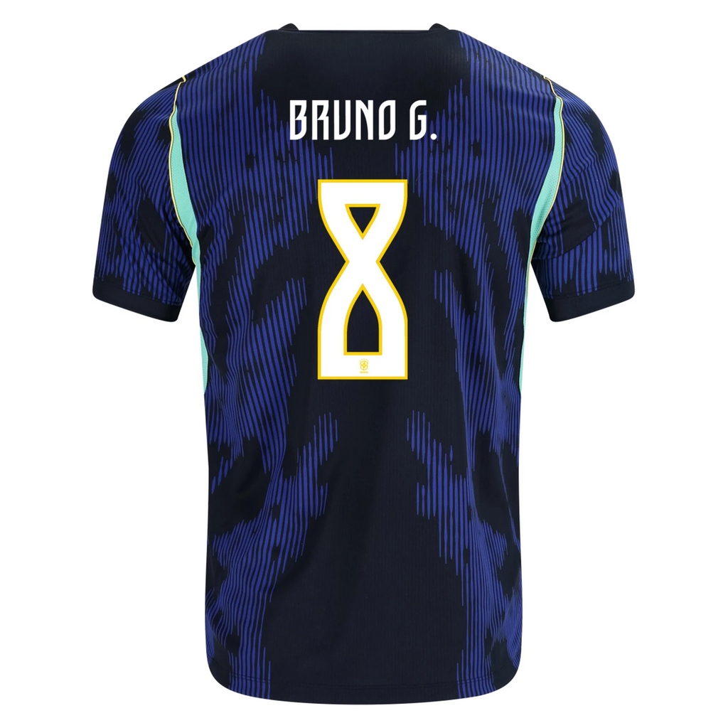 Brazil 2026 Away Jersey Bruno Guimarães #8