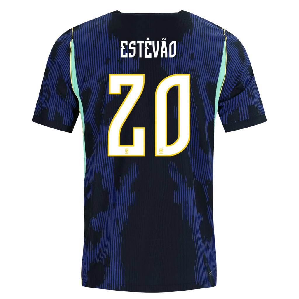 Brazil 2026 Away Jersey Estêvão #20