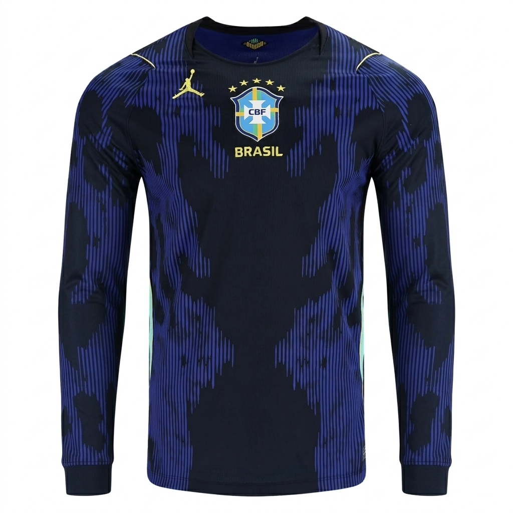 Brazil 2026 Away Long Sleeve Jersey