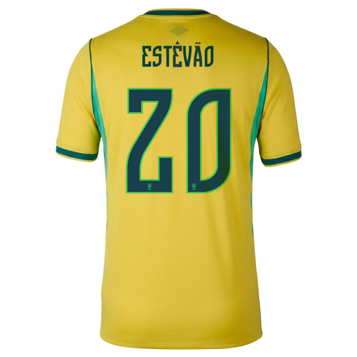 Brazil 2026 Home Jersey Estêvão #20