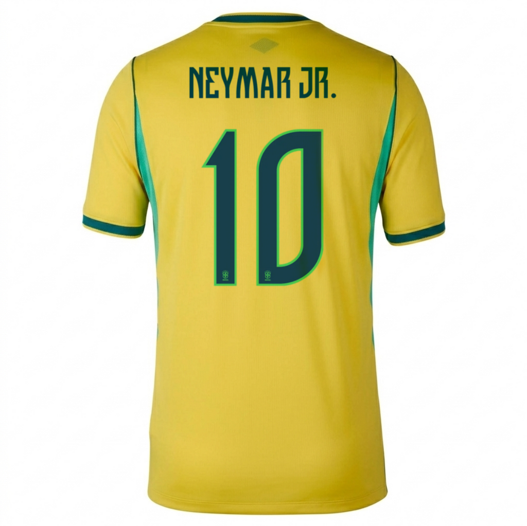 Brazil 2026 Home Jersey Neymar Jr. #10