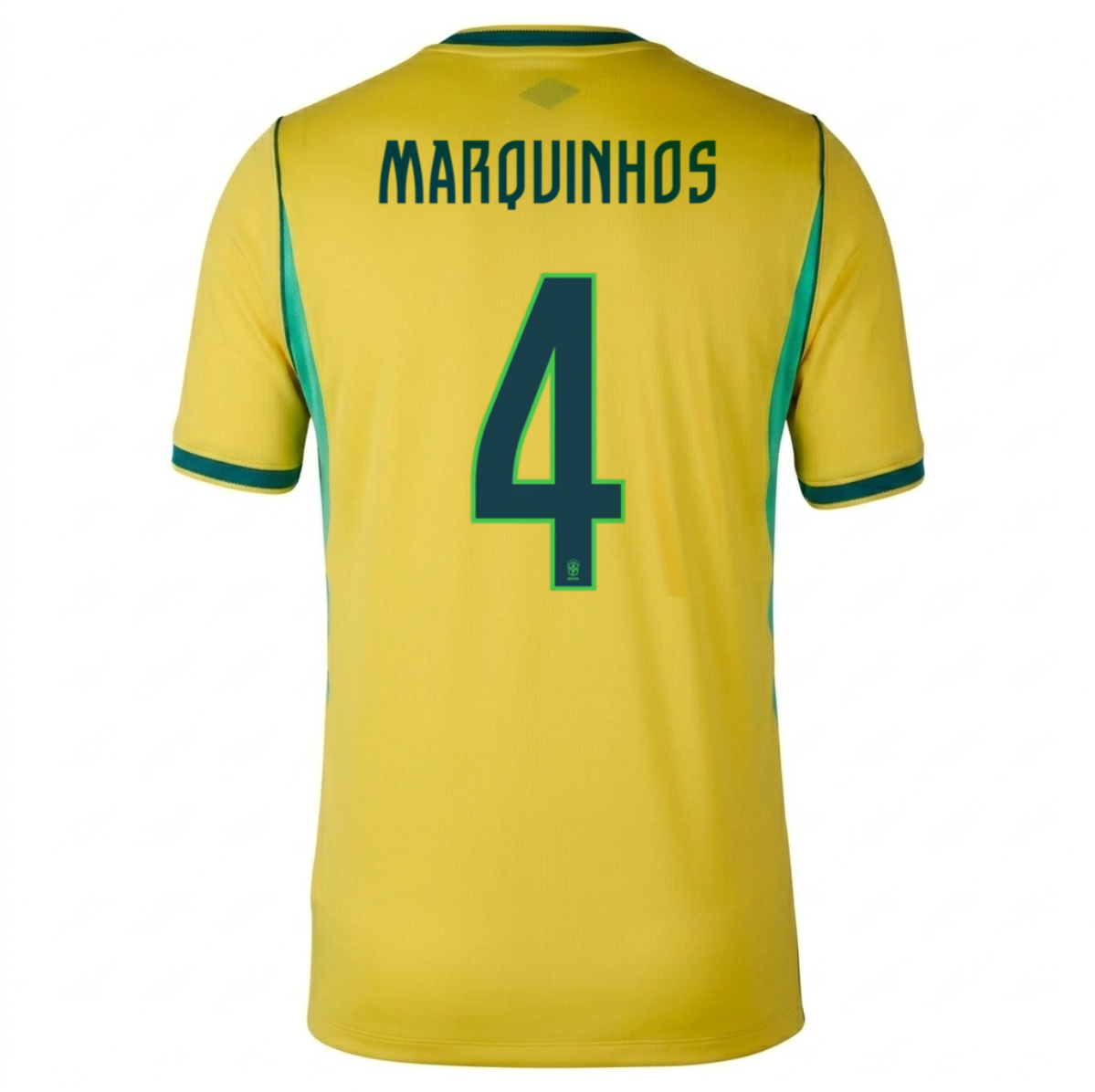 Brazil 2026 Home Jersey Marquinhos #4