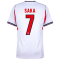 England 2026 Home Jersey Bukayo Saka #7