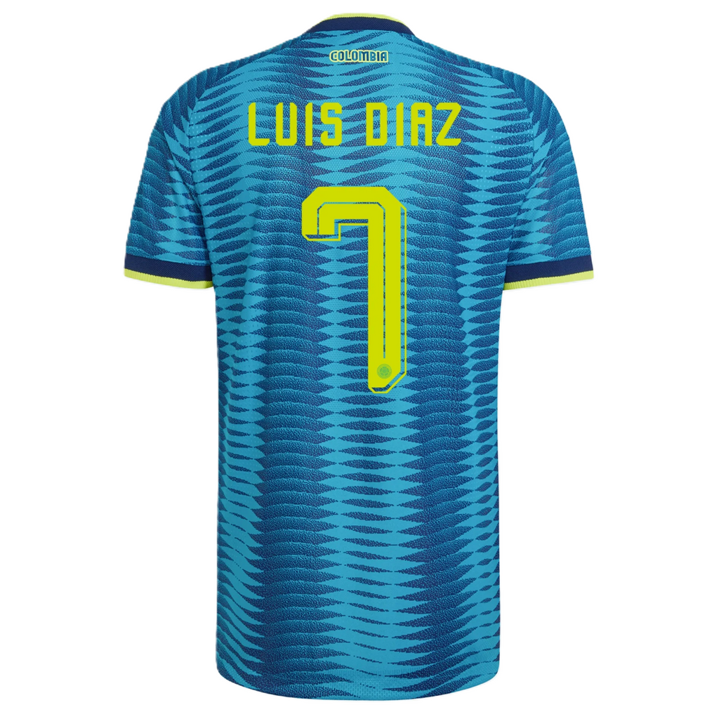 Colombia 2026 Away Jersey Luis Díaz #7