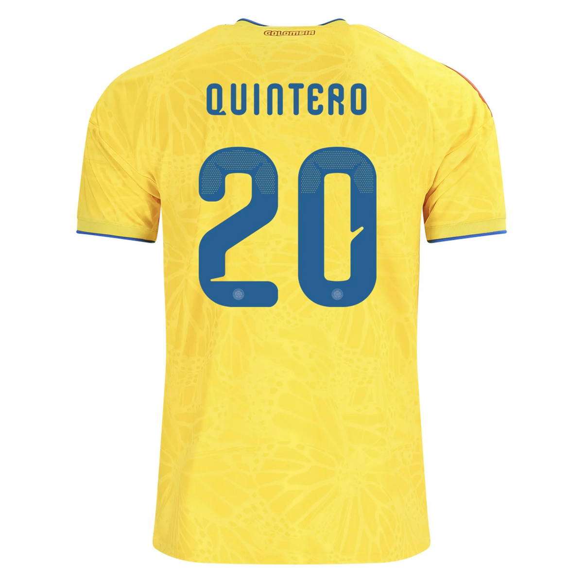 Colombia 2026 Home Jersey Juan Quintero #20
