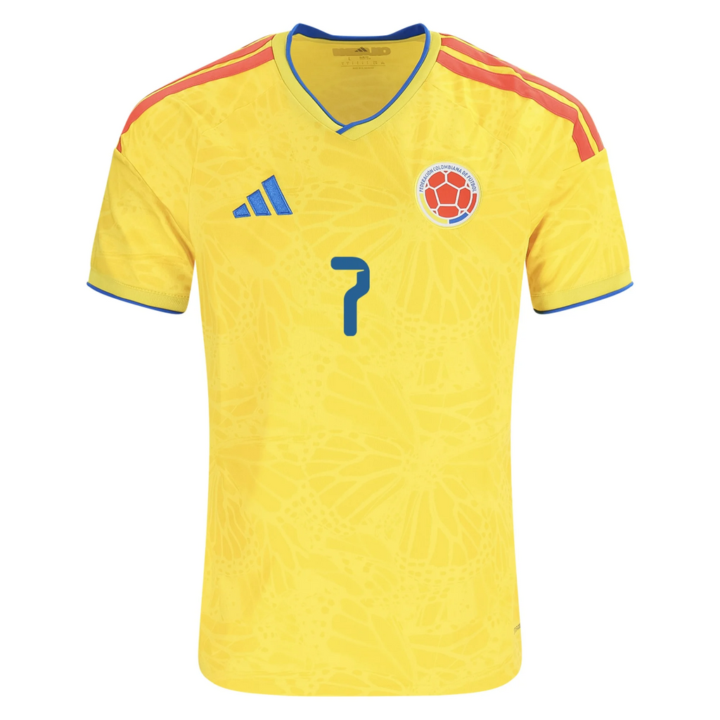 Colombia 2026 Home Jersey Jefferson Luis Díaz #7