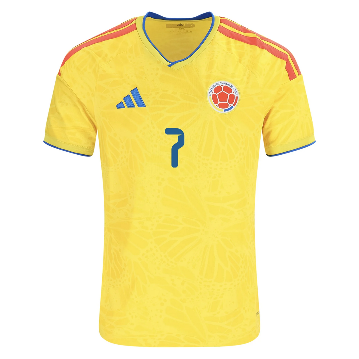 Colombia 2026 Home Jersey Jefferson Luis Díaz #7