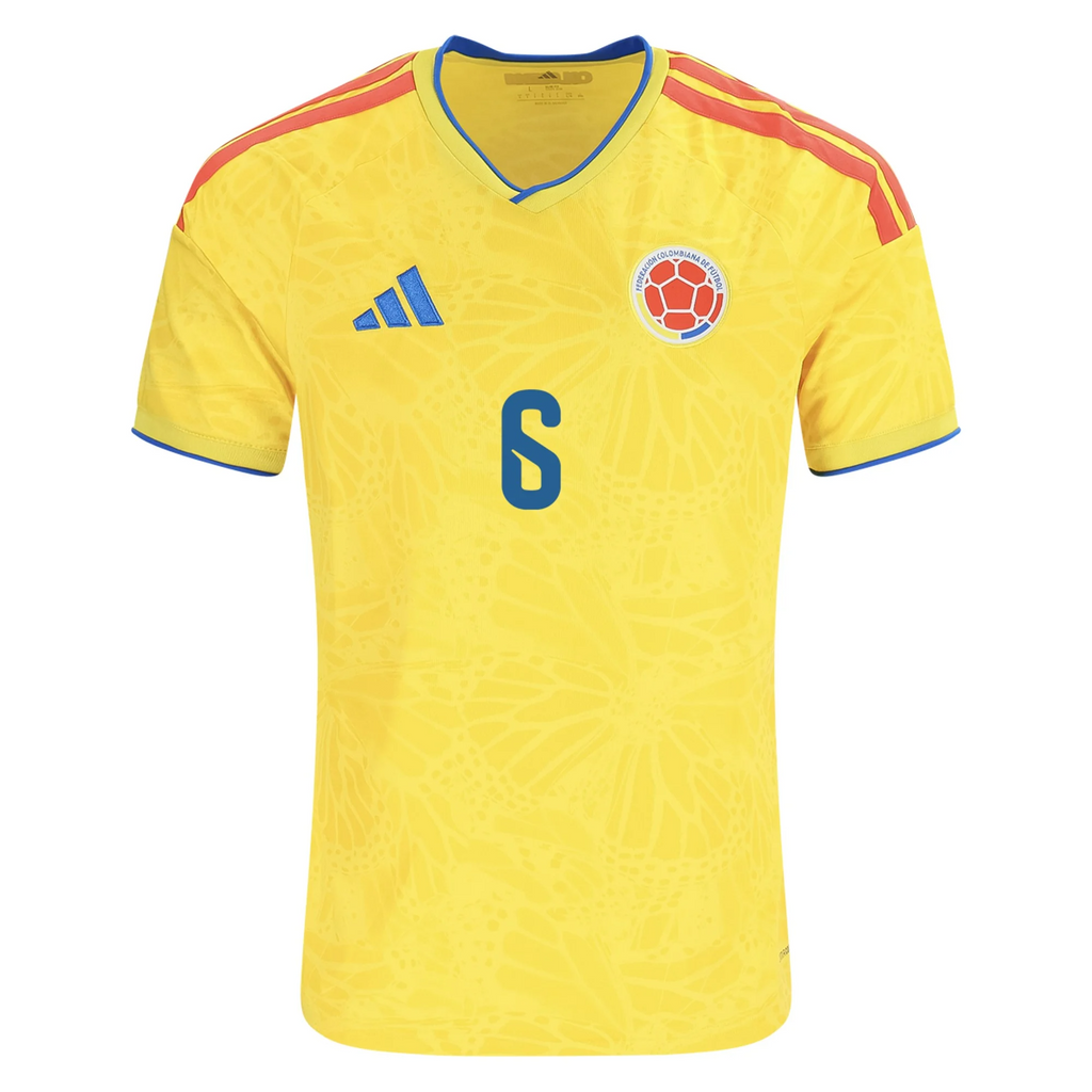 Colombia 2026 Home Jersey Jefferson Richard Ríos #6