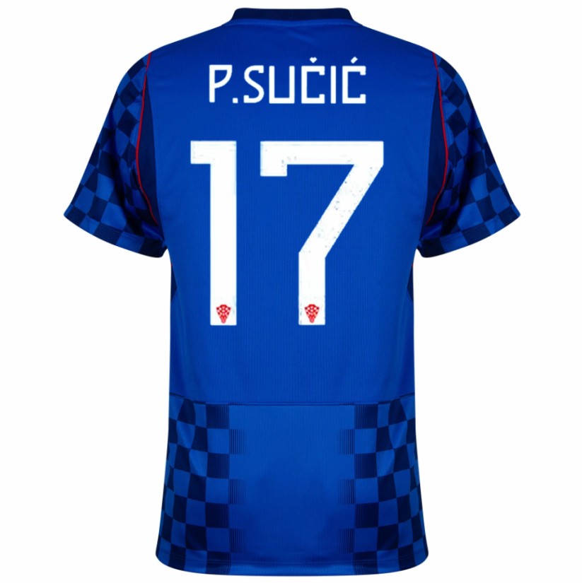 Croatia 2026 Away Jersey Petar Sučić #17