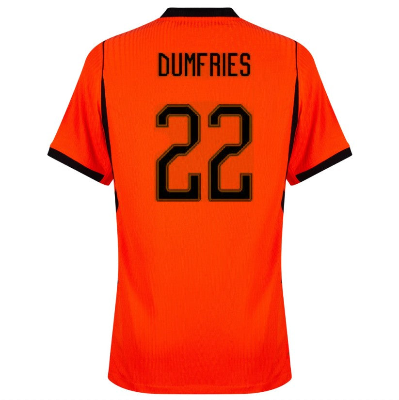 Netherlands 2026 Home Jersey Denzel Dumfries #22