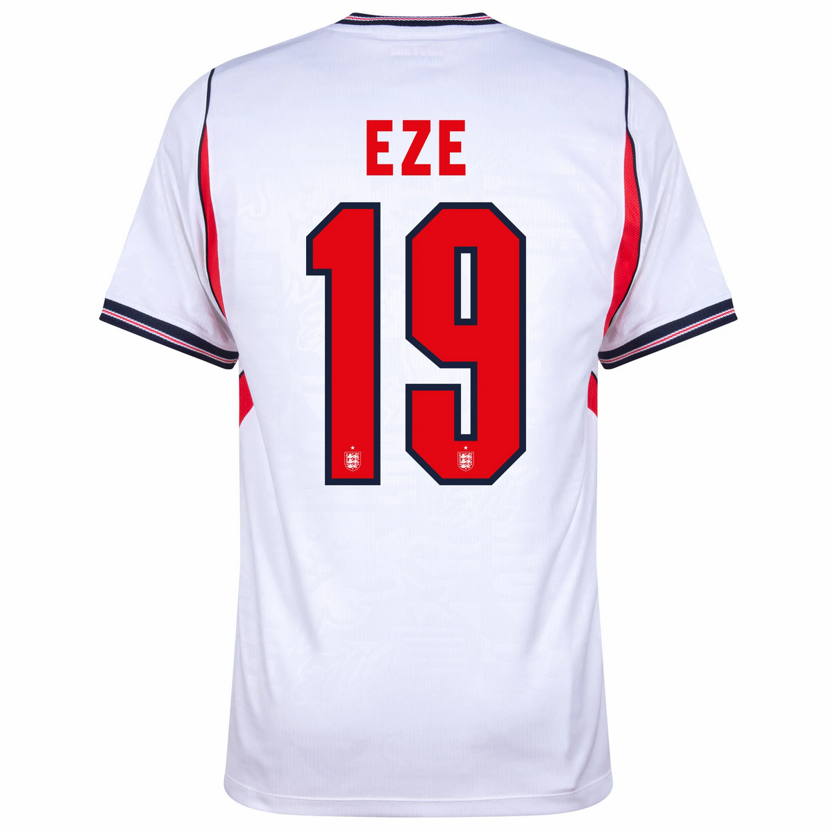 England 2026 Home Jersey Eberechi Eze #19
