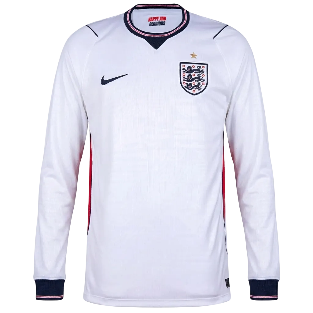 England 2026 Home Long Sleeve Jersey