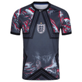 England Soccer jersey with a star patterned design on a white background
