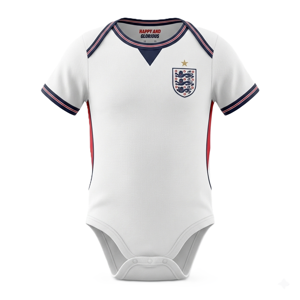 England 2026 Home Baby Onesie Bodysuit
