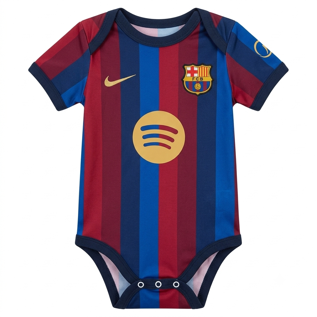 FC Barcelona 26/27 Home Baby Onesie Bodysuit