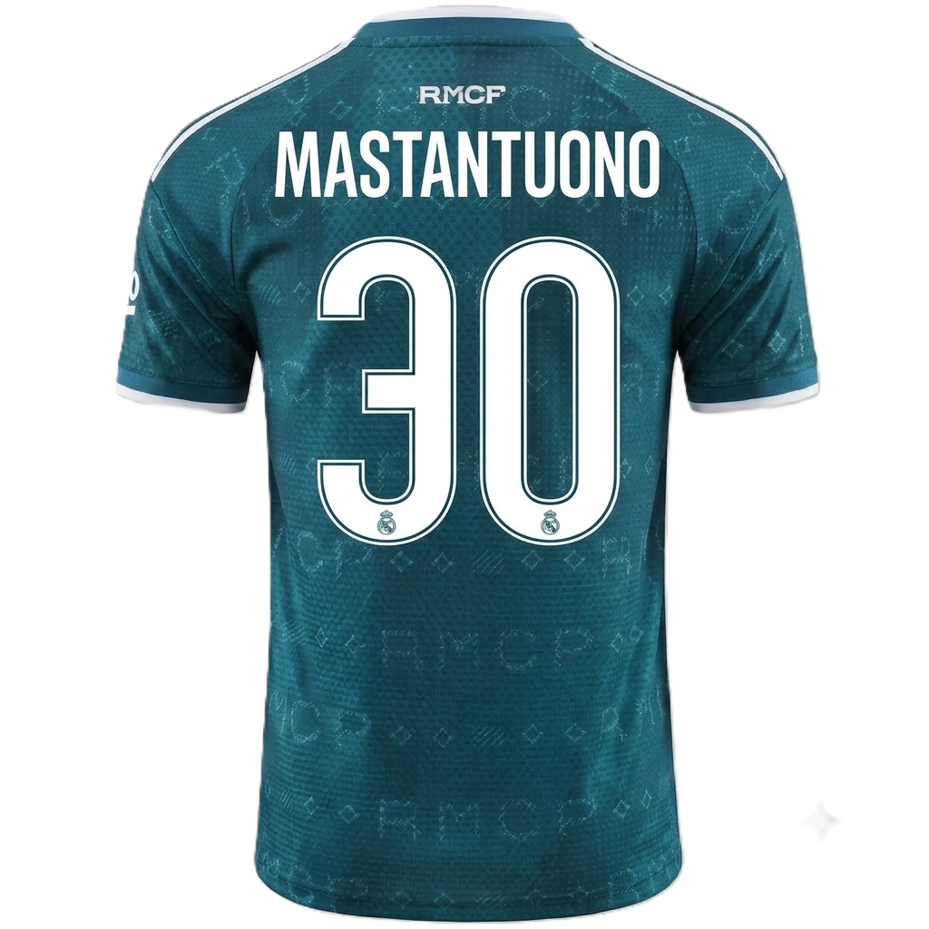 Real Madrid 26/27 Away Jersey Mastantuono #30