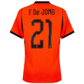 Netherlands 2026 Home Jersey Frenkie De Jong #21