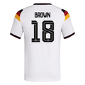 Germany 2026 Home Jersey Nathaniel Brown #18