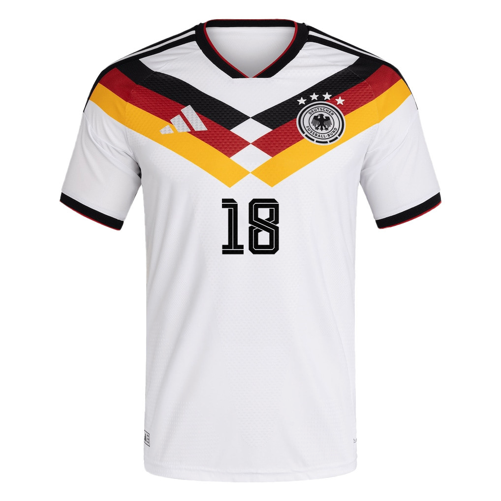 Germany 2026 Home Jersey Nathaniel Brown #18