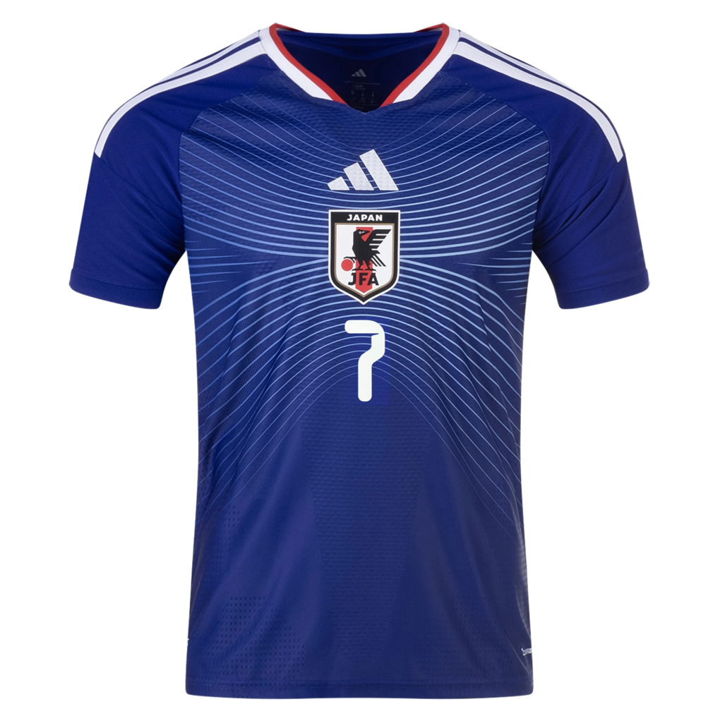 Japan 2026 Home Jersey Kaoru Mitoma #7