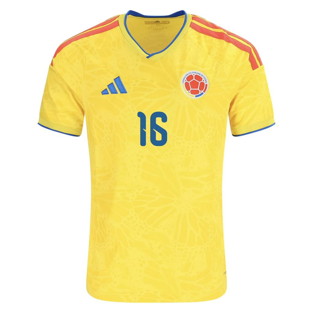 Colombia 2026 Home Jersey Jefferson Lerma #16