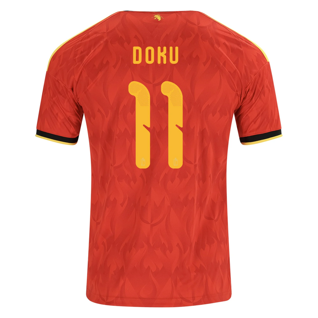 Belgium 2026 Home Jersey Jérémy Doku #11