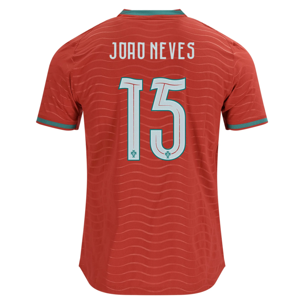 Portugal 2026 Home Jersey João Neves #15