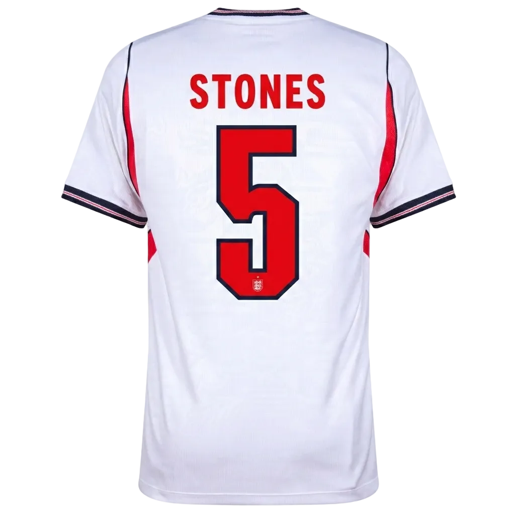 England 2026 Home Jersey John Stones #5