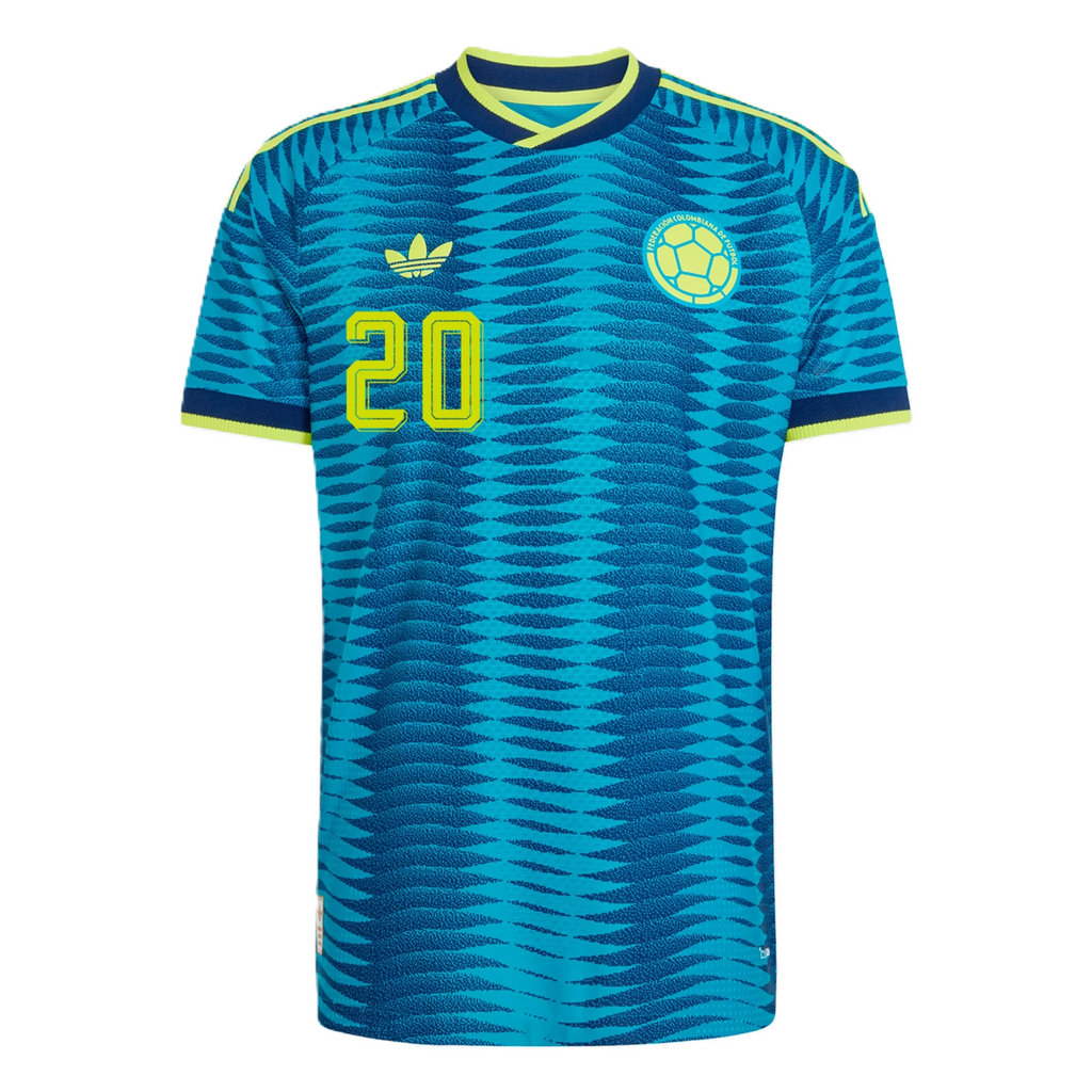 Colombia 2026 Away Jersey Juan Quintero #20
