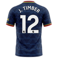 Arsenal 26/27 Away Jersey Jurriën Timber #12