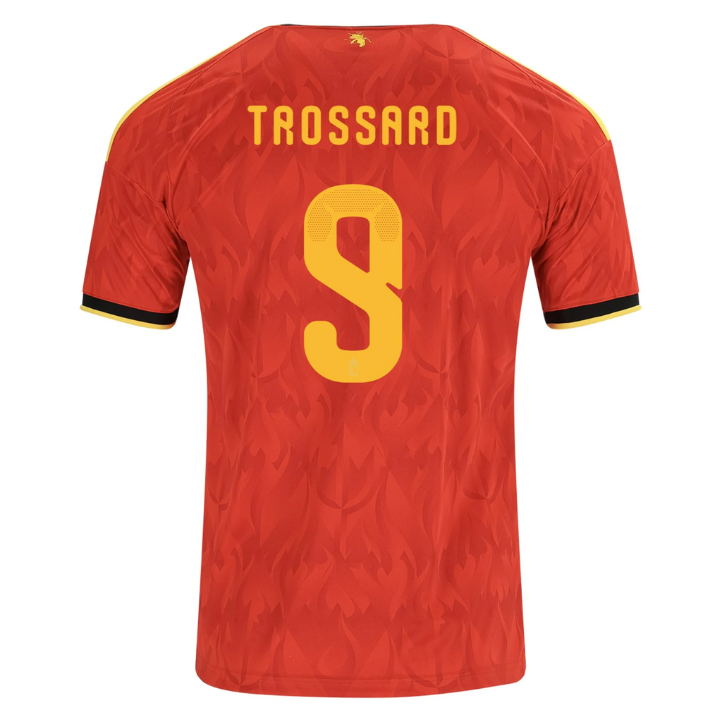 Belgium 2026 Home Jersey Leandro Trossard #9