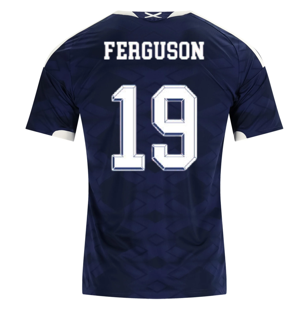 Scotland 2026 Home Jersey Lewis Ferguson #19