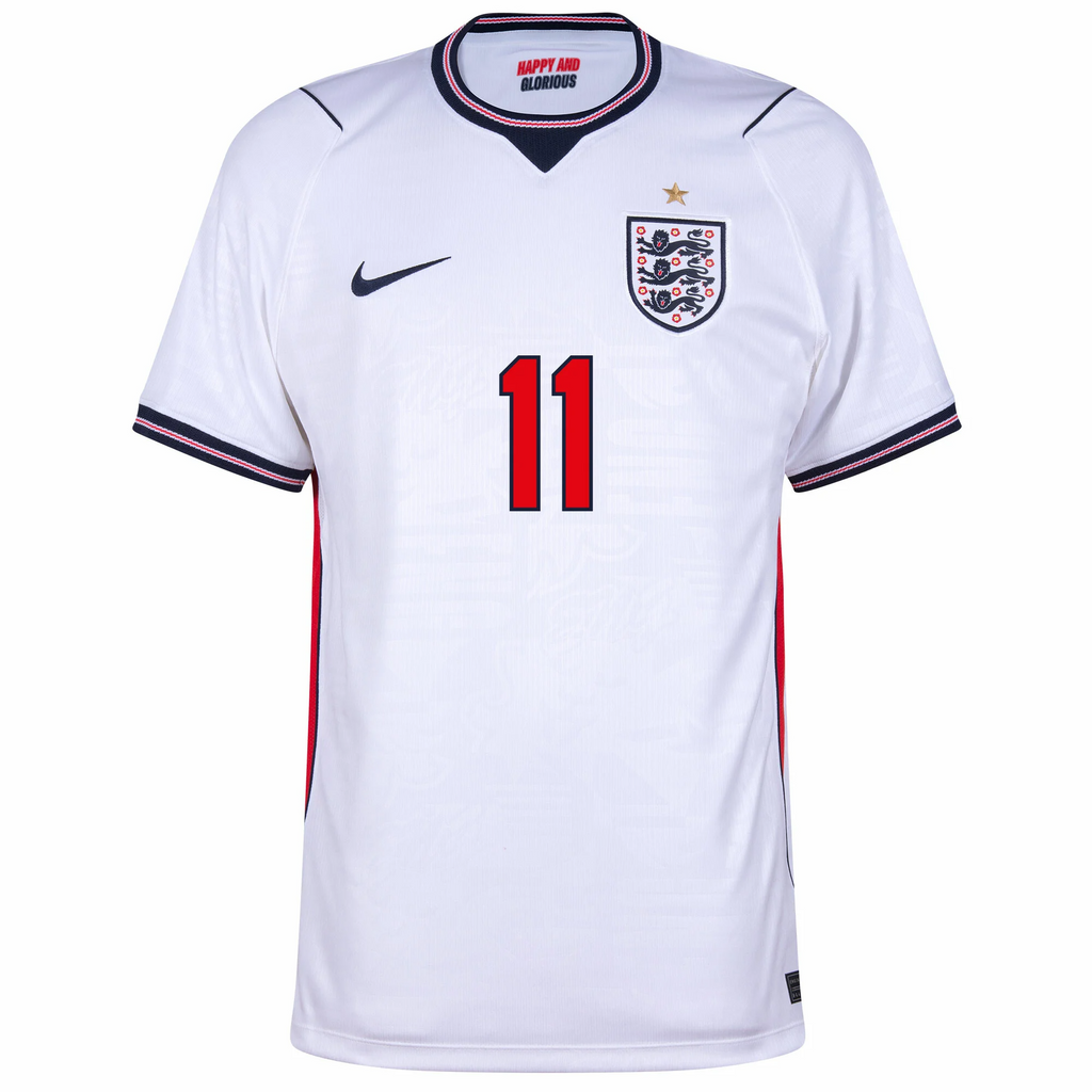 England 2026 Home Jersey Marcus Rashford #11