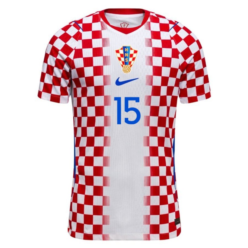 Croatia 2026 Home Jersey Mario Pašalić #15