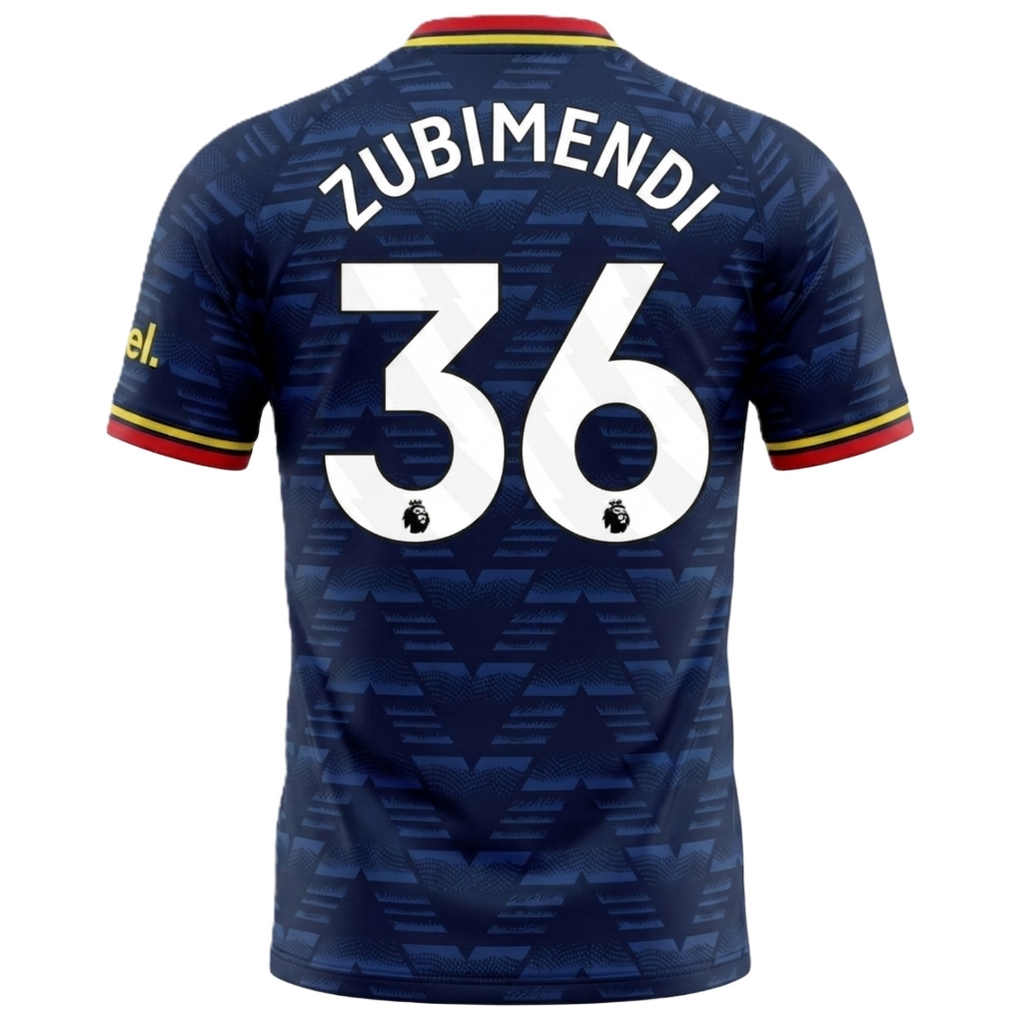 Arsenal 26/27 Away Jersey Martín Zubimendi #36