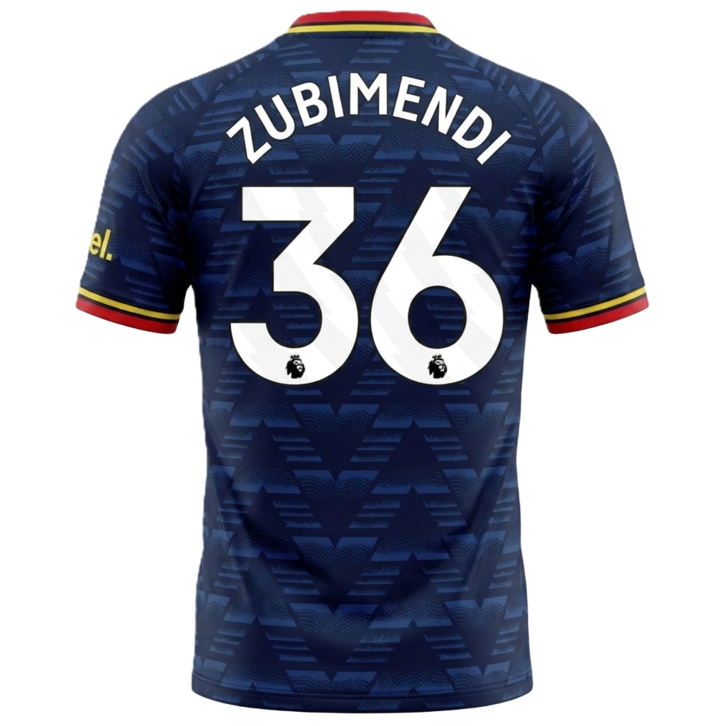 Arsenal 26/27 Away Jersey Martín Zubimendi #36