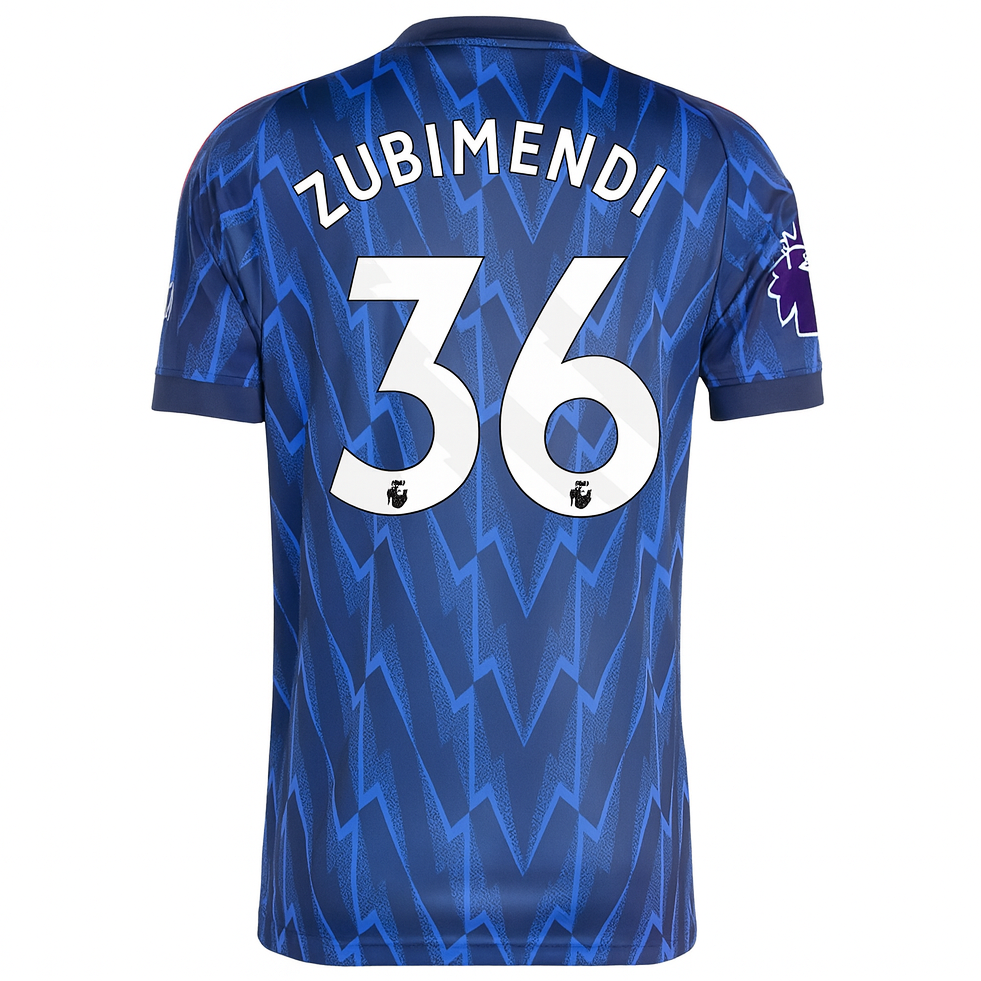 Arsenal 25/26 Away Jersey Martín Zubimendi #36