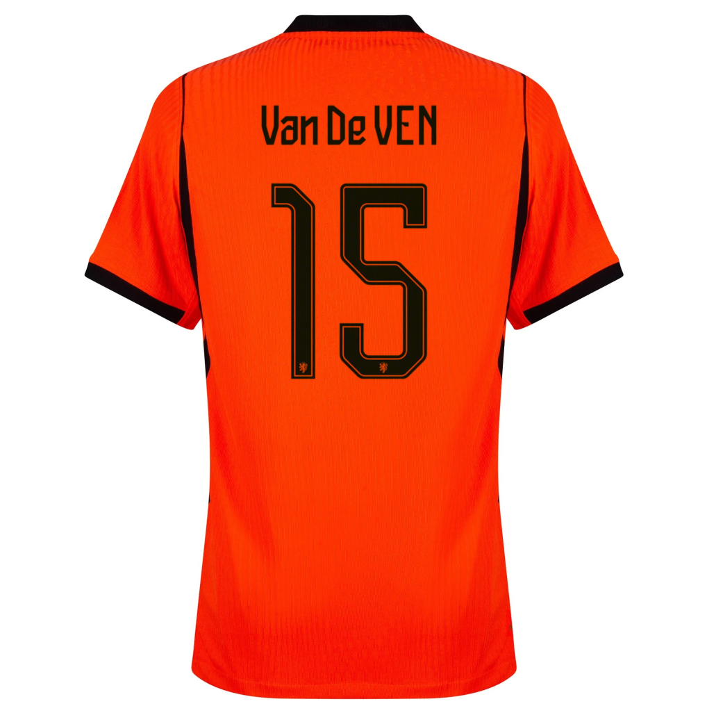 Netherlands 2026 Home Jersey Micky van de Ven #15