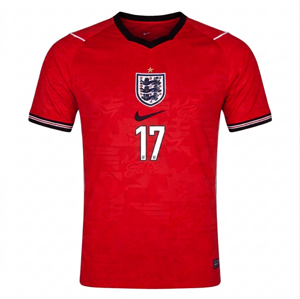 England 2026 Away Jersey Phil Foden #17
